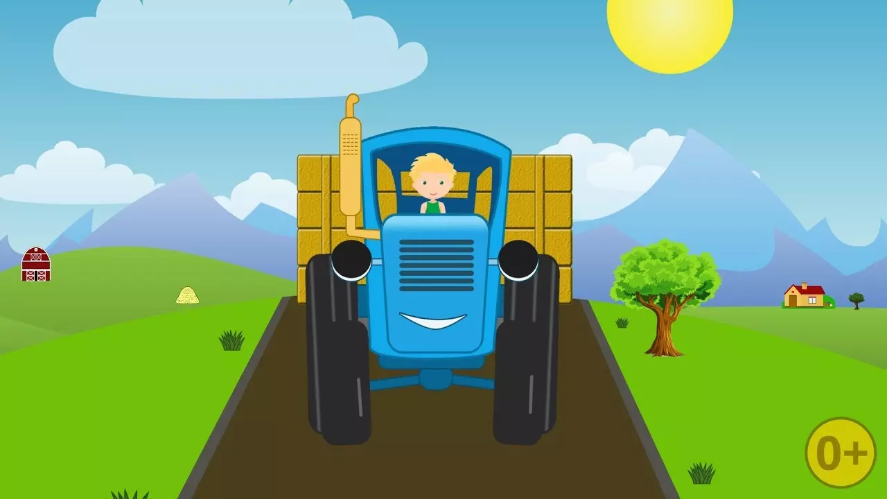 Песенка Для Детей Синий Трактор. Учим Овощи и Цвета