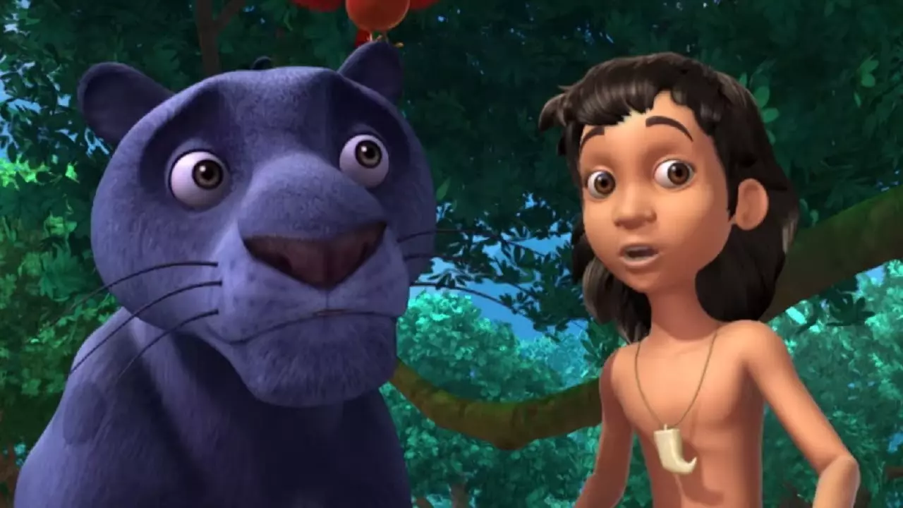 Маугли - Книга джунглей - Пантера в беде! –развивающий мультфильм для детей